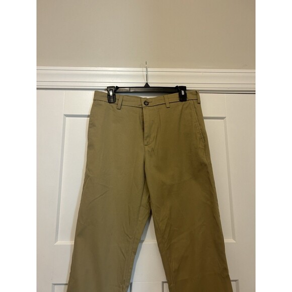 Men's Croft & Barrow Classic Fit Easy Care Flat Front Khaki Pants 30x32 Uniform - Picture 2 of 6